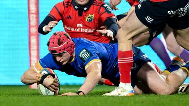 Josh van der Flier scored Leinster's only try as they held on to win an intense battle at big rivals Munster