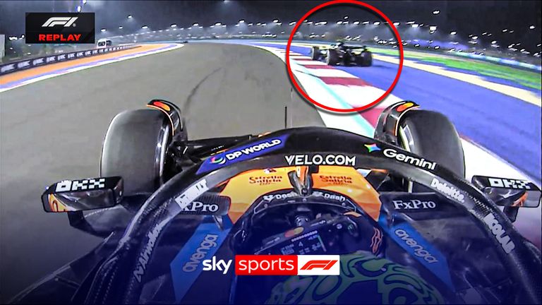 Watch back the onboards of Kimi Antonelli's mistake which gifted an overtake to Lando Norris during the Qatar GP.