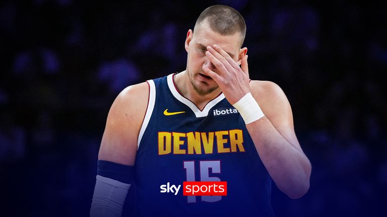 Three time NBA MVP Nikola Jokic suffered a knee injury during the game against Miami Heat