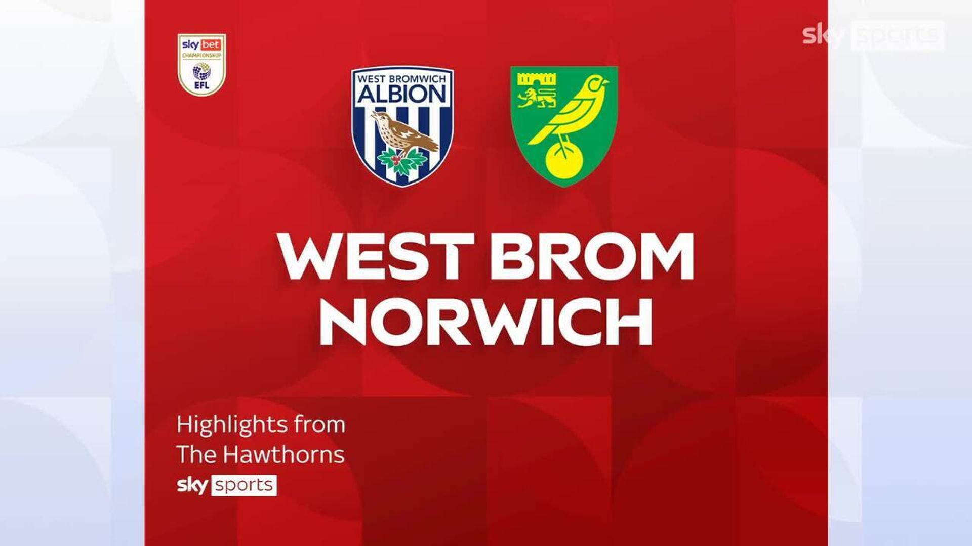 West Brom 0-5 Norwich 