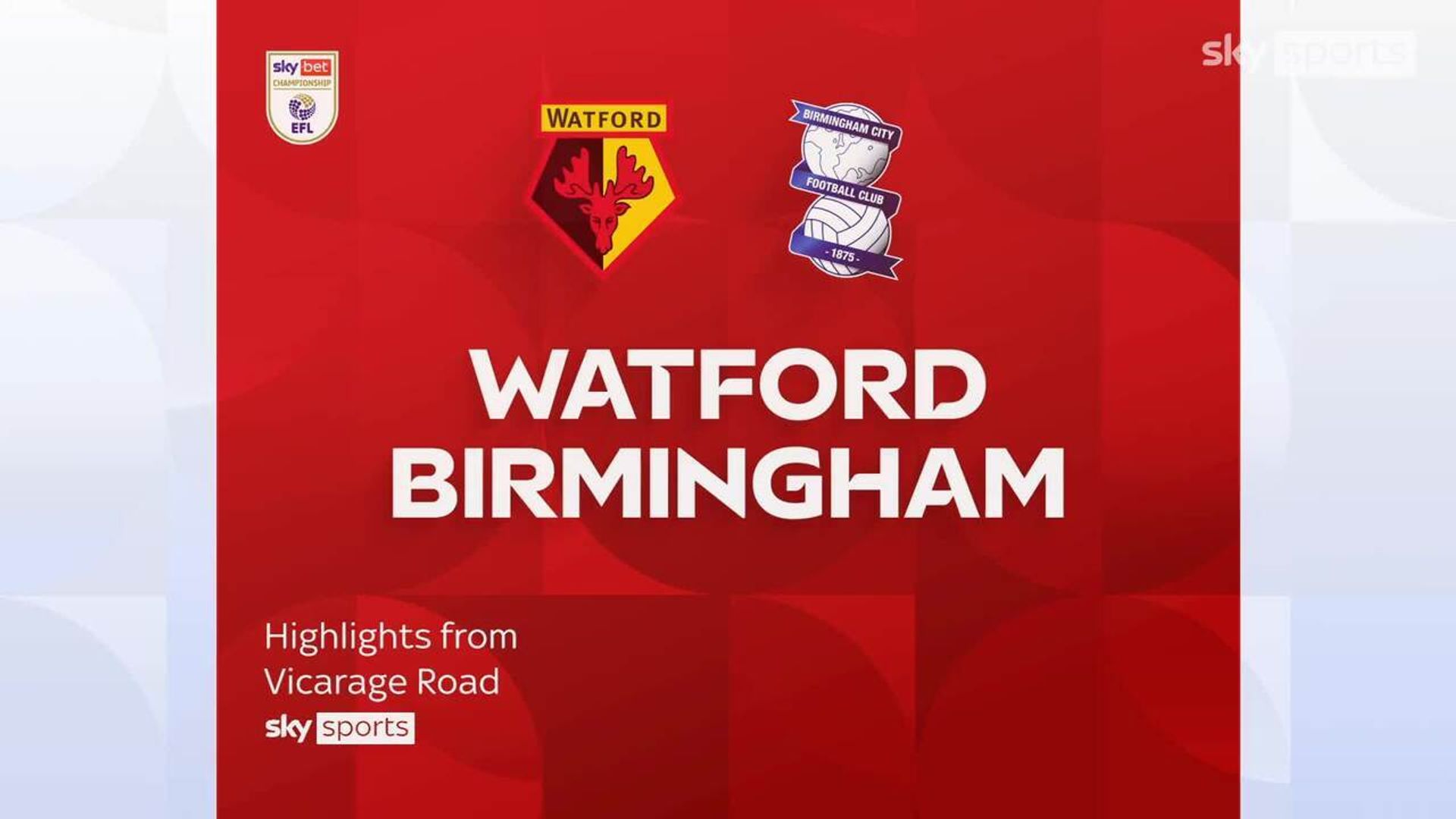 Watford 3-0 Birmingham