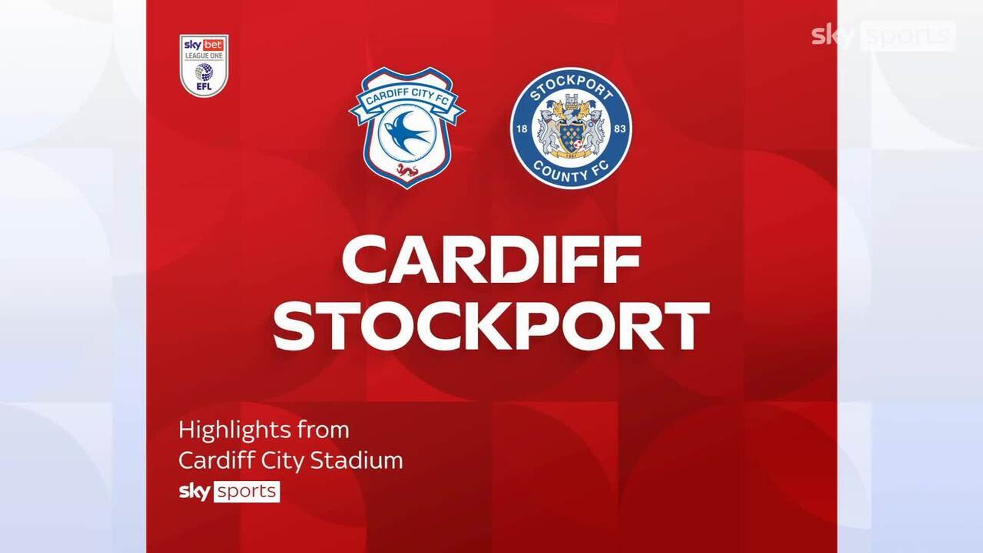 Cardiff City 1-1 Stockport