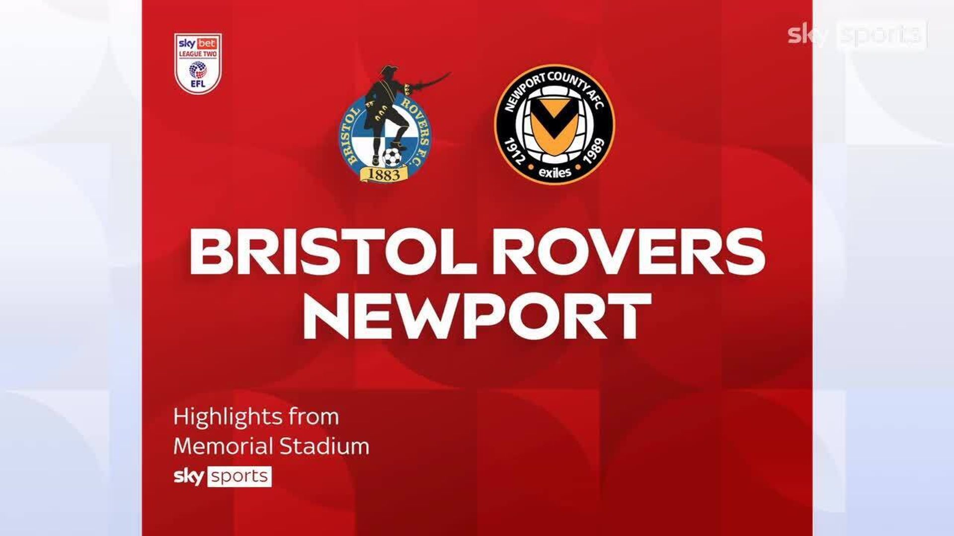 Bristol Rovers 3-0 Newport