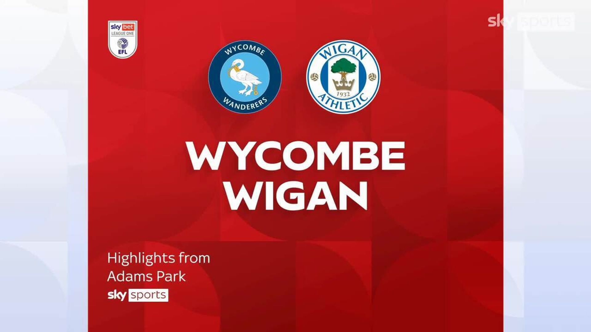 Wycombe 2-0 Wigan 