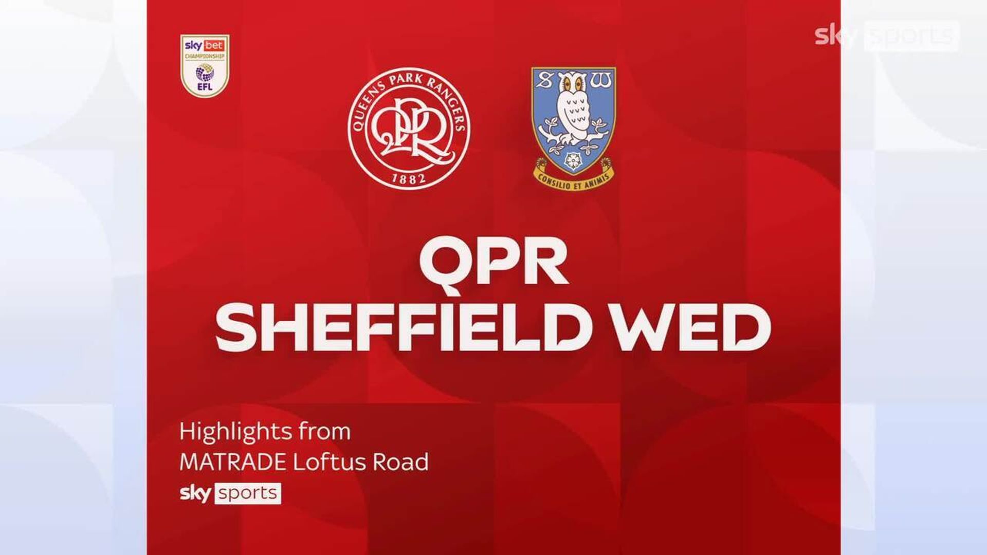 QPR 3-0 Sheff Wed
