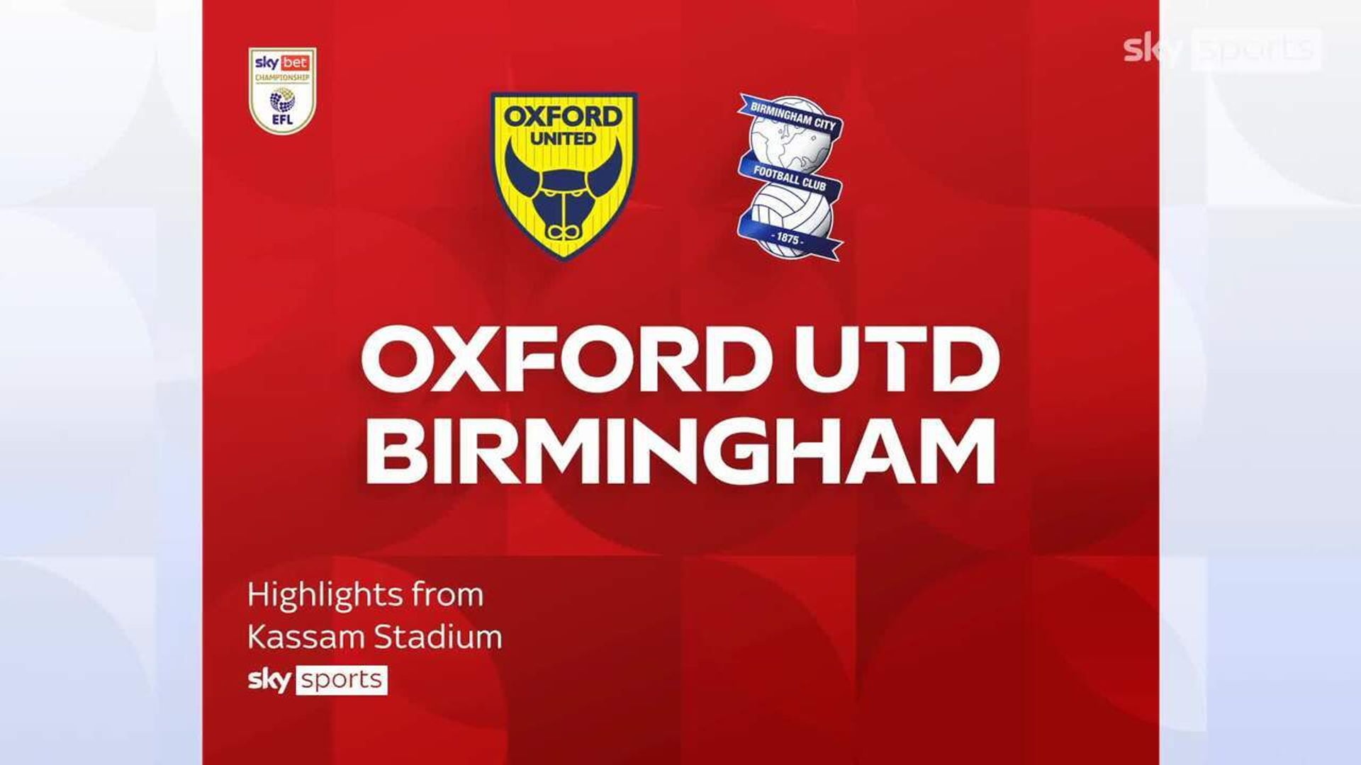 Oxford United 0-2 Birmingham