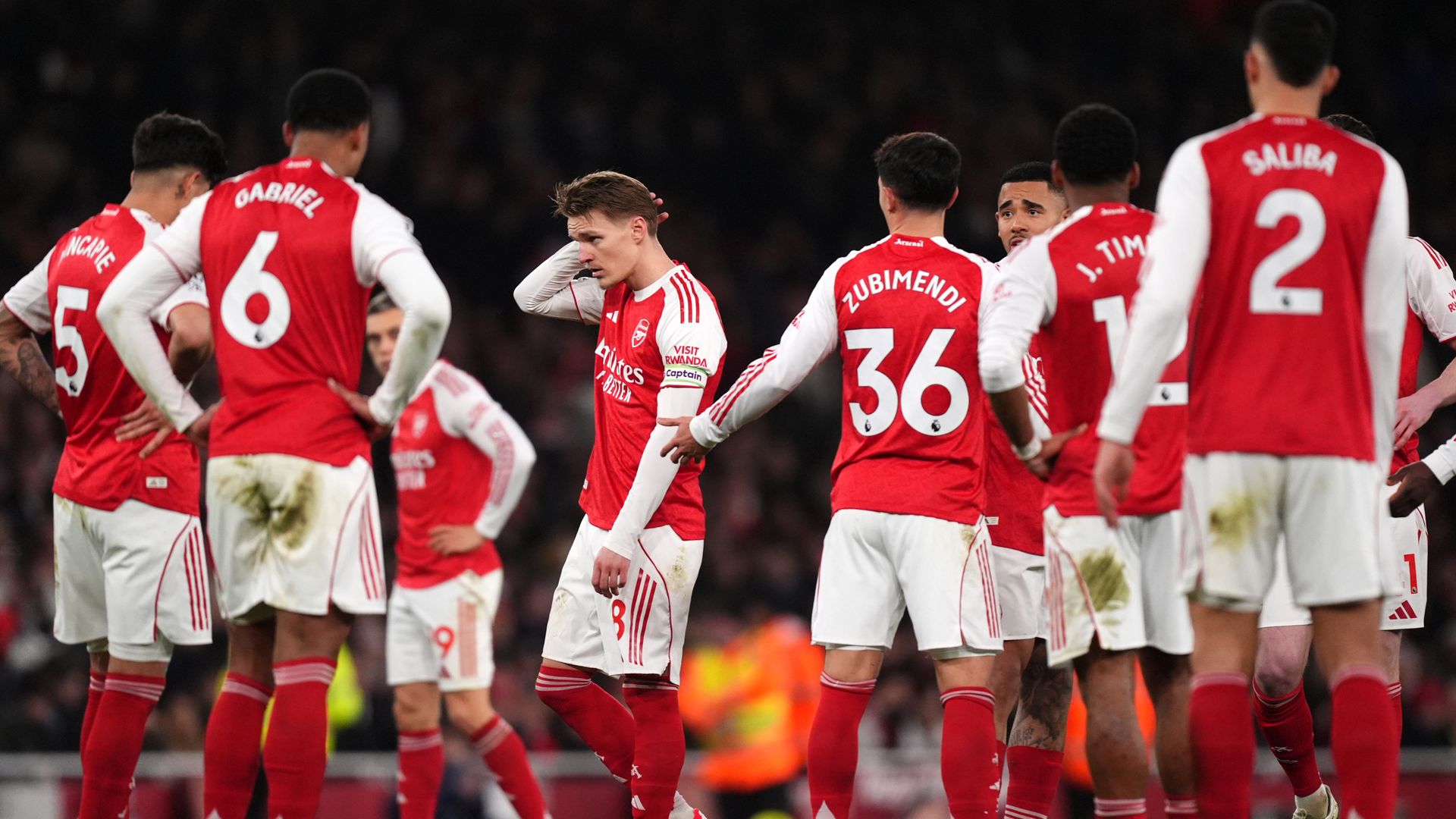 Arsenal's mental strength questioned by Vieira