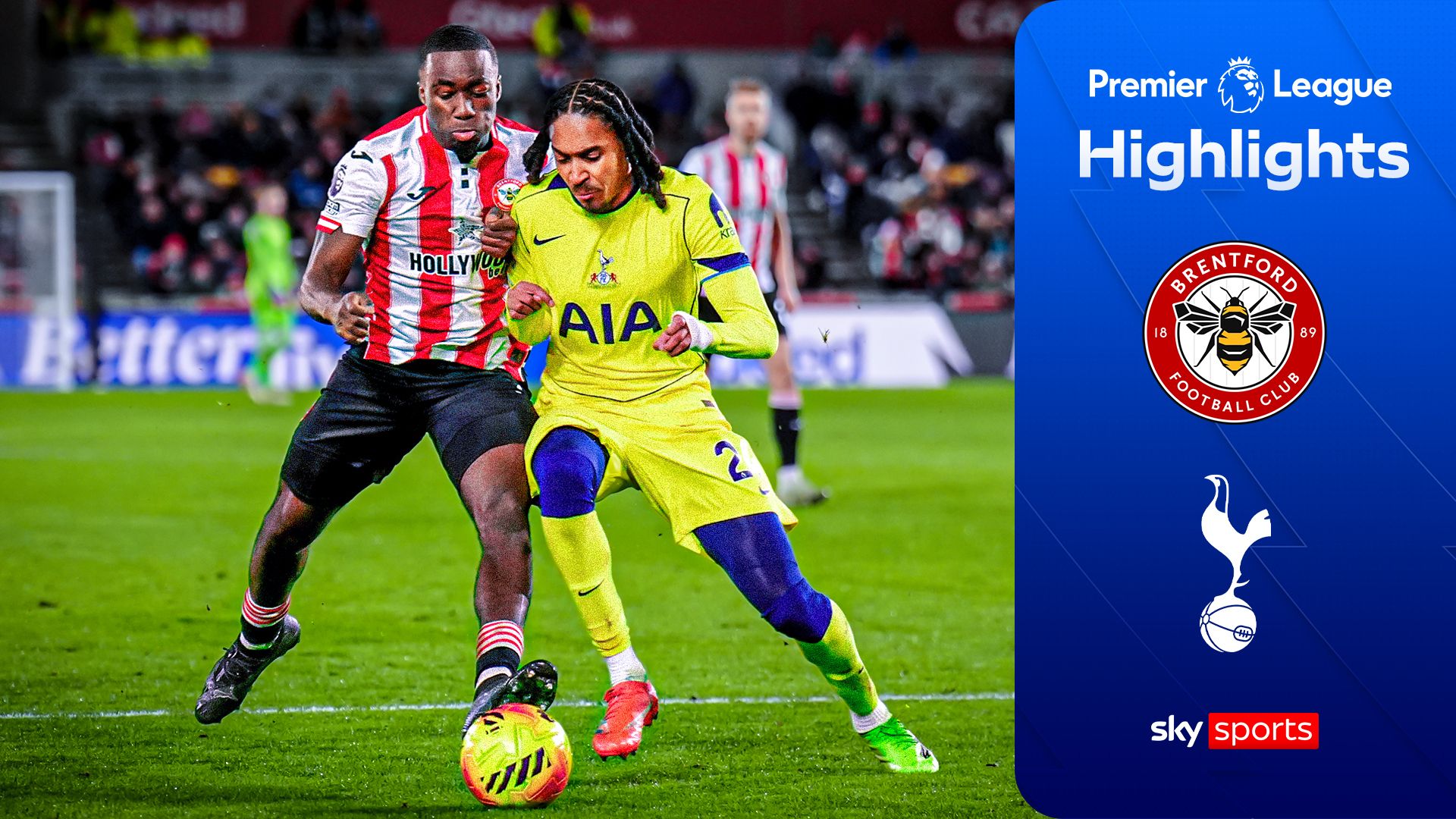 Nogometaši Tottenhama in Brentforda so se razšli brez zadetkov