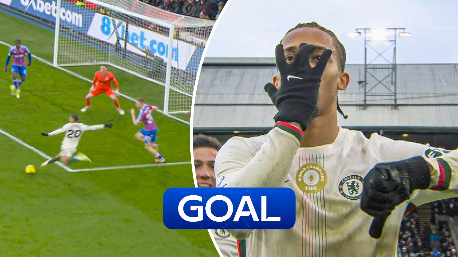 Selhurst Park stunned as Pedro doubles Chelsea's lead early into second half!