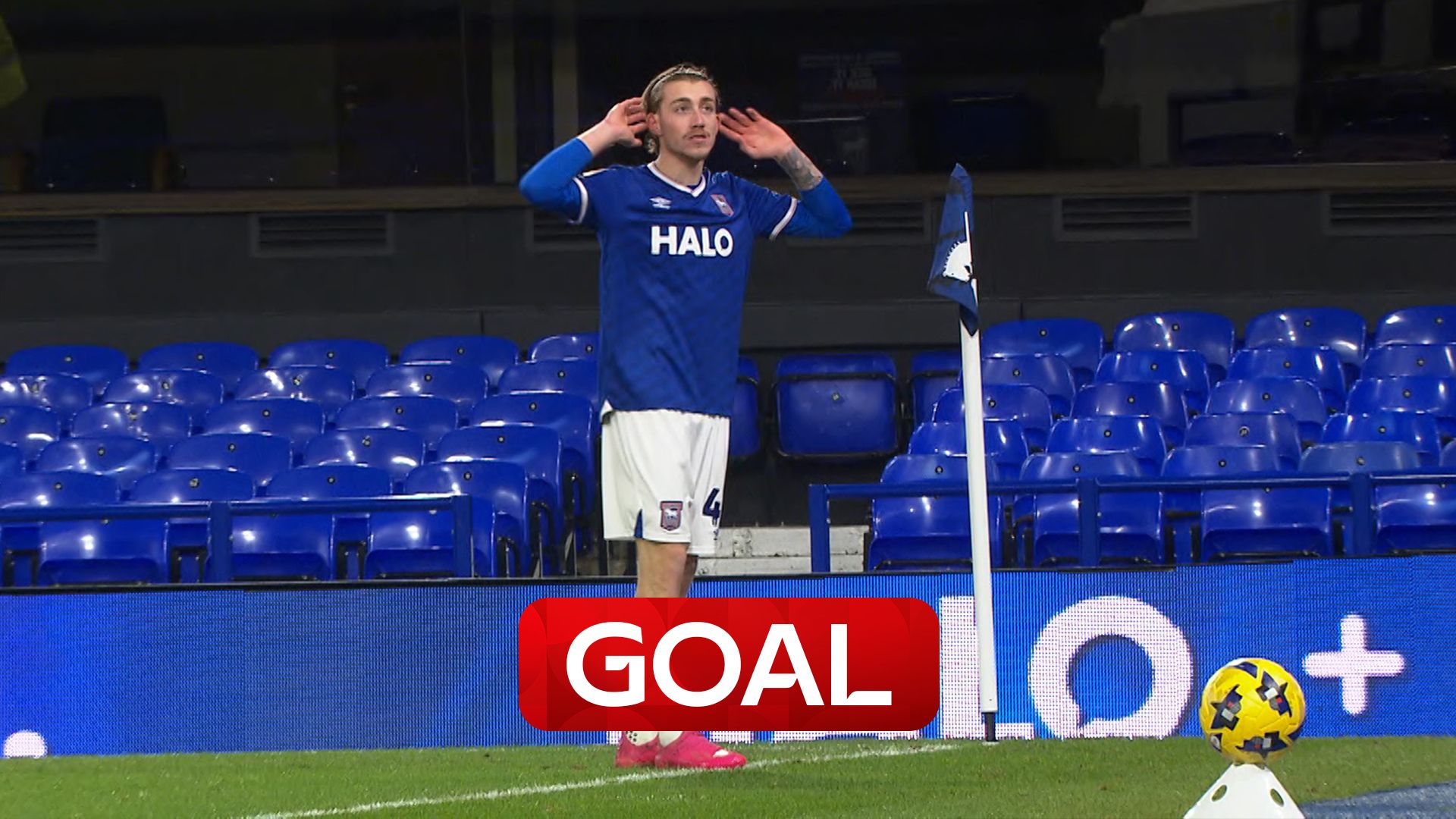 Jack Clarke fires the Ipswich in front!