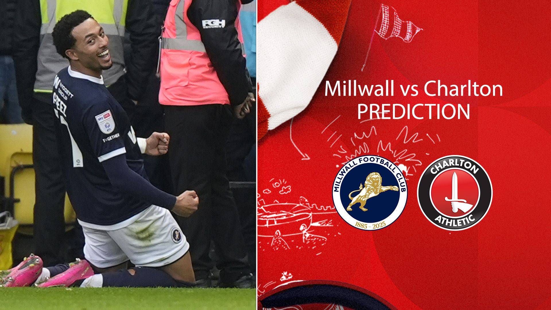 Will Millwall maintain play-off hunt against Charlton?