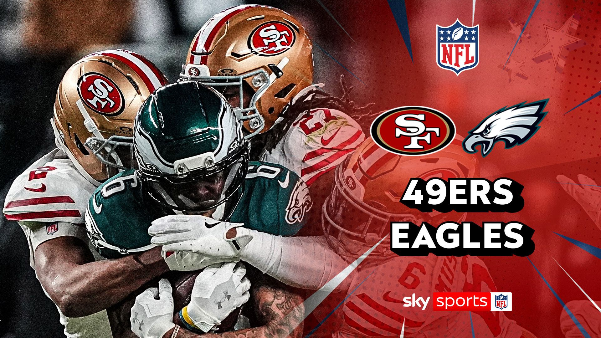 McCaffery double helps secure 49ers victory over holders Eagles