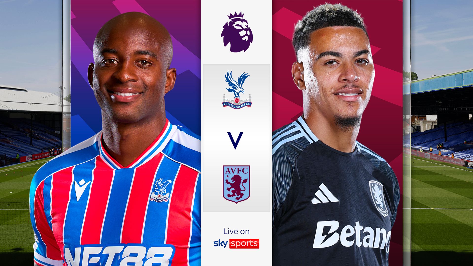 Johnson starts for Palace again and Sancho in for Villa LIVE!