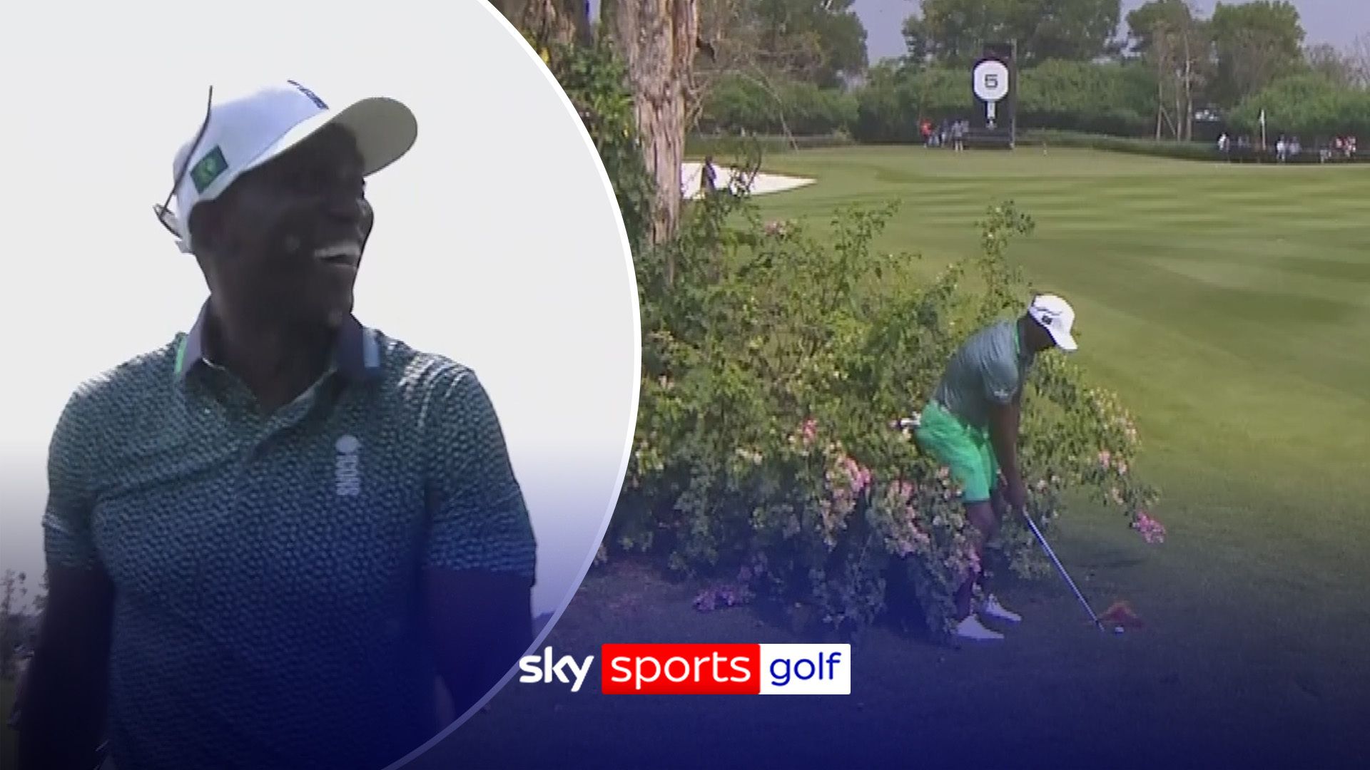 'MIRACLE SHOT!' | Dwight Yorke holes out from in the bushes 🤯