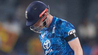England captain Harry Brook was out for six as his side lost to Sri Lanka in the first ODI of the three-match series