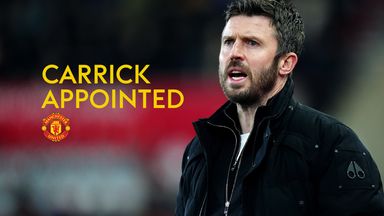 Michael Carrick has been appointed as Man Utd's head coach