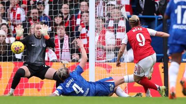 Beth Mead fires Arsenal into the lead at Stamford Bridge