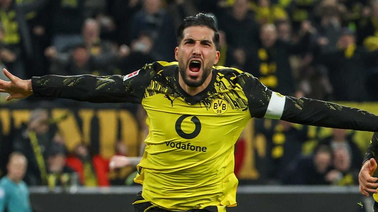 Emre Can (links) sorgte gegen St. Pauli für den späten Siegtreffer. Am Samstagabend trifft der BVB im Topspiel auf Union Berlin. 