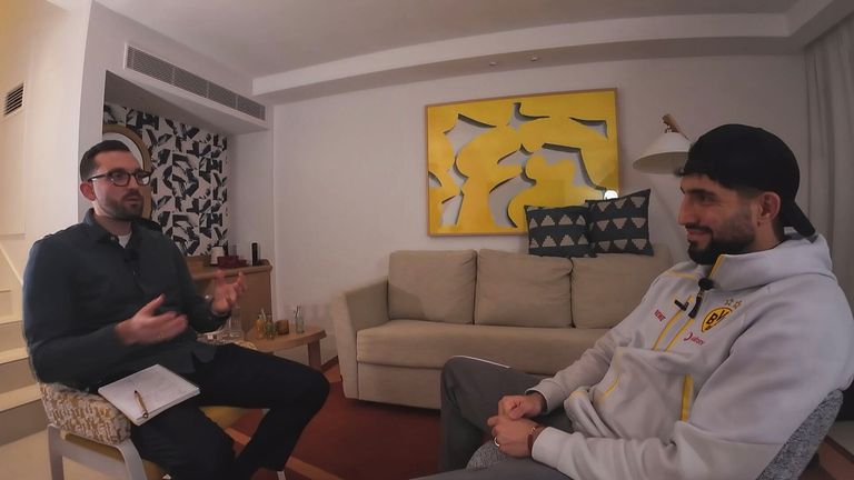 Emre Can im Interview mit Sky Sport Reporter Patrick Berger.