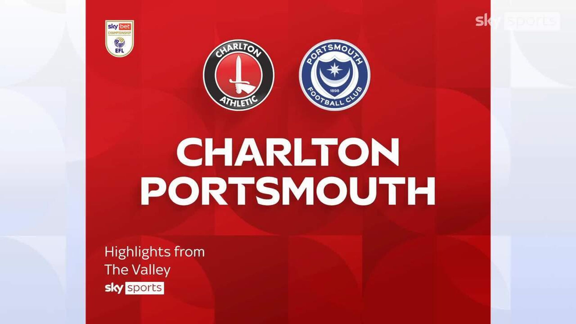Charlton 1-3 Portsmouth