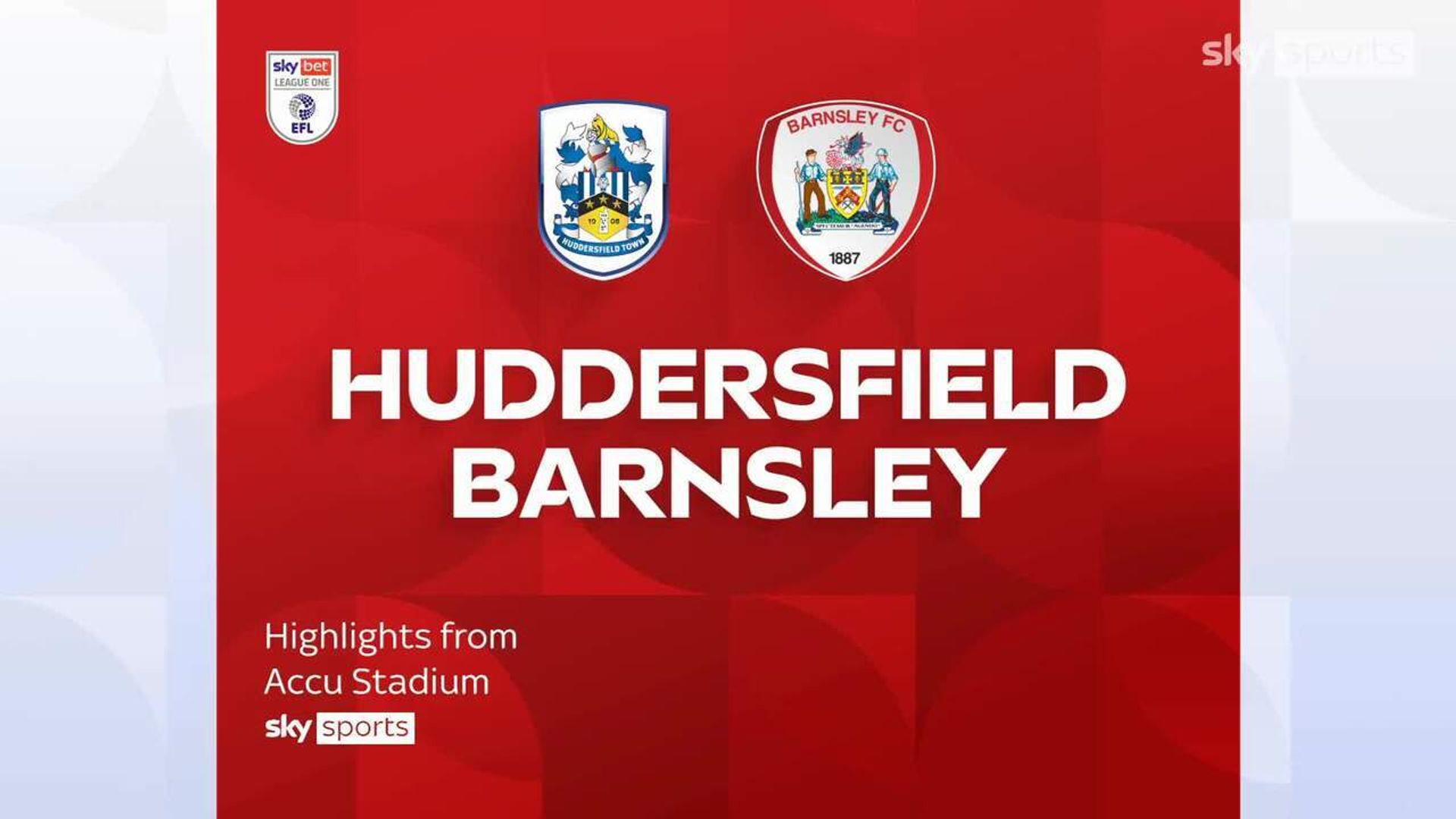 Huddersfield 2-1 Barnsley