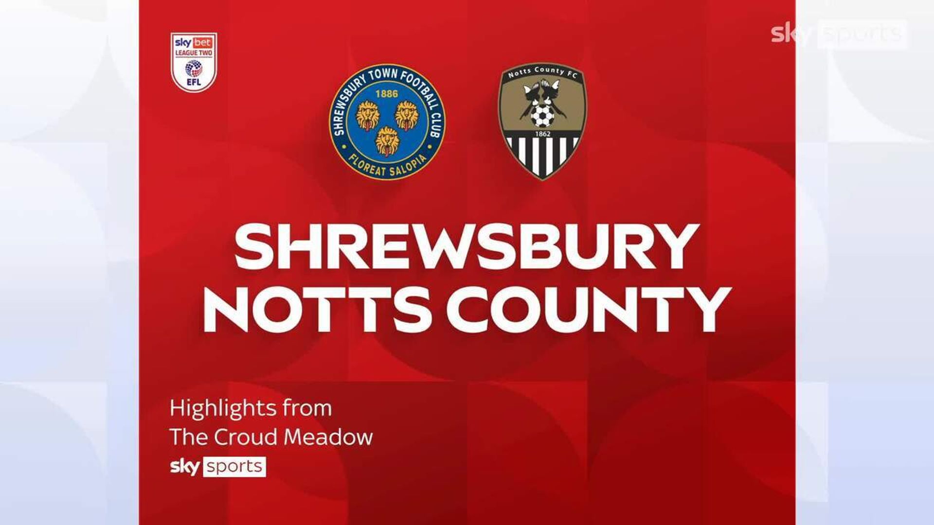 Shrewsbury 1-0 Notts County