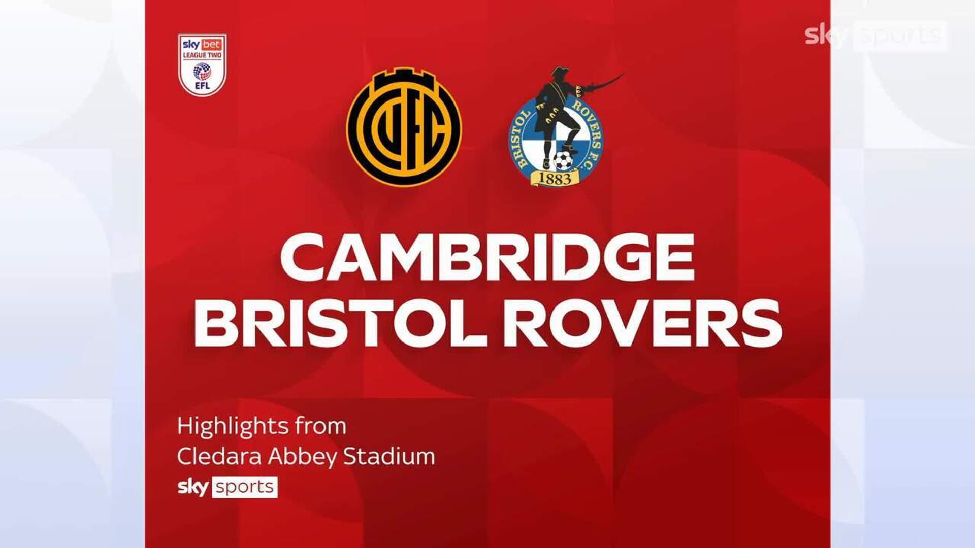 Cambridge Utd 3-1 Bristol Rovers
