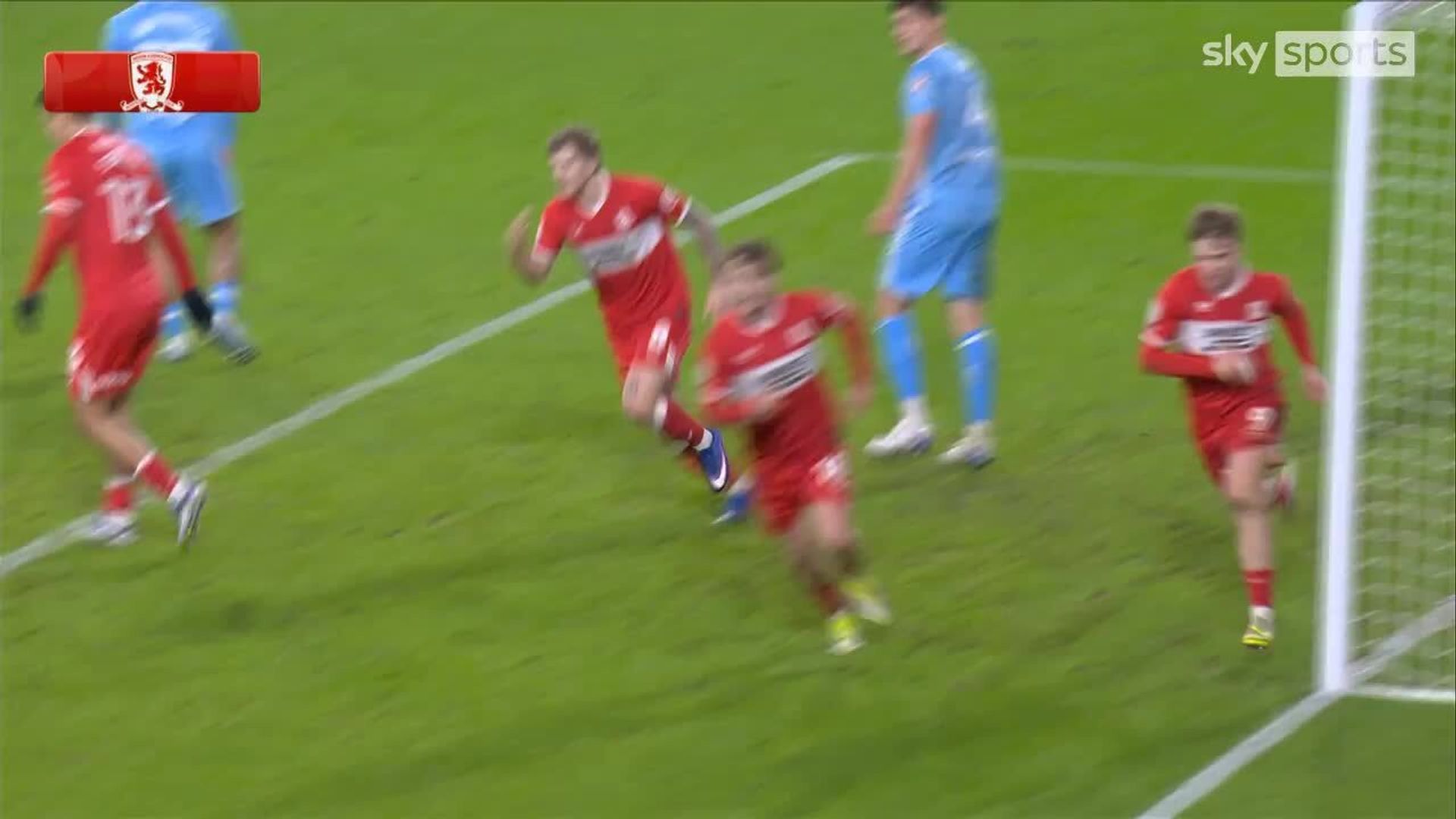 'This is not done yet!' | McGree halves Middlesbrough's deficit against Coventry