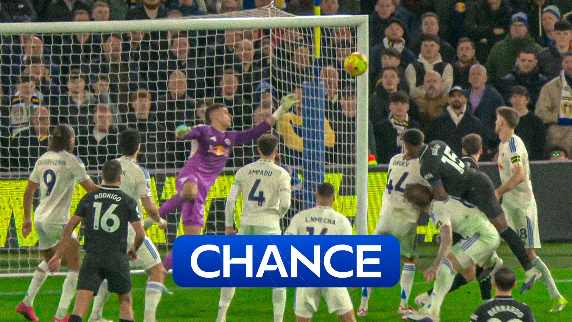 Darlow brilliantly claws away Guehi's headed effort