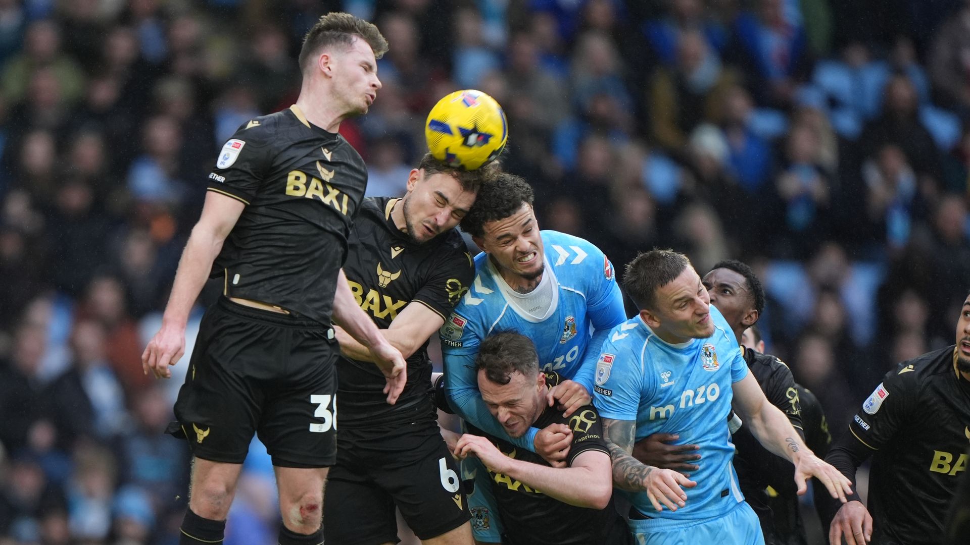 Coventry struggles continue as they are held by 10-man Oxford