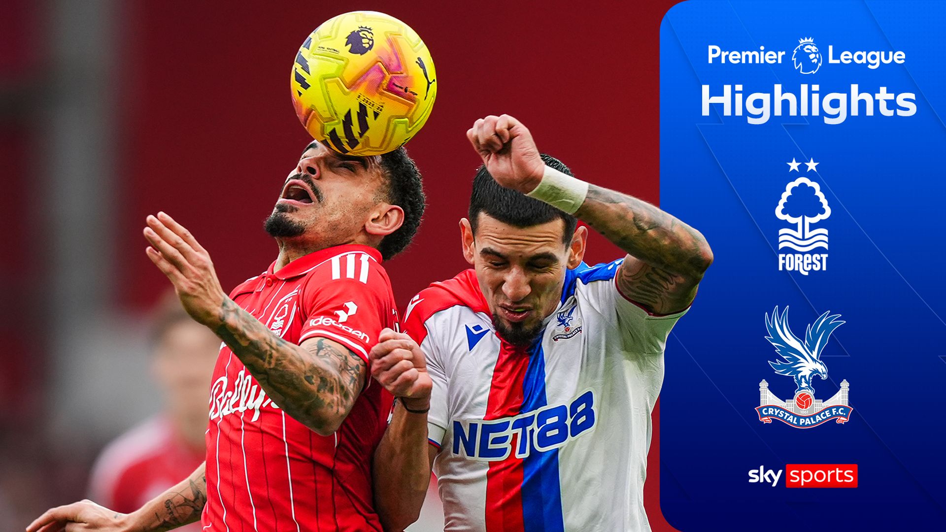 Palace held to draw by 10-man Forest