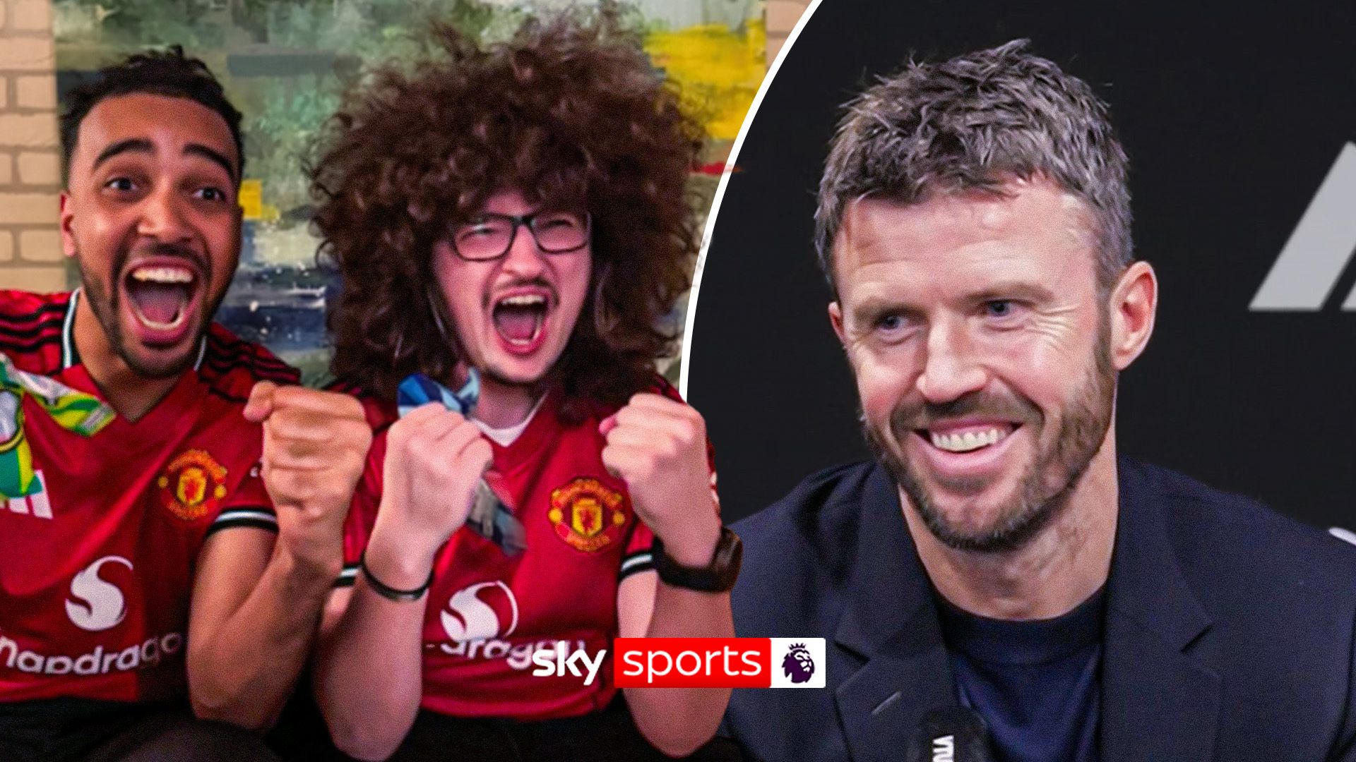 One more win until haircut for Man Utd fan - will Carrick mention him in team talk?!