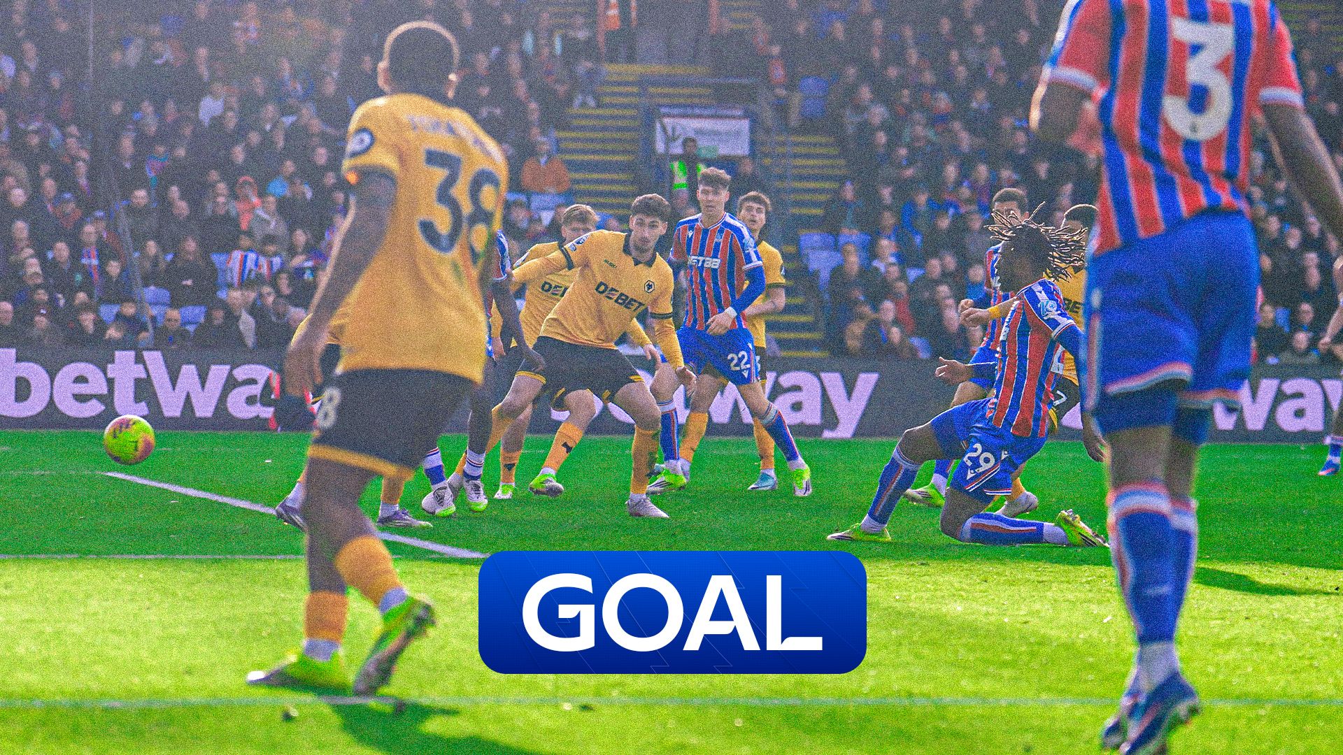Late DRAMA! Guessand bags first goal for Palace to break the deadlock!
