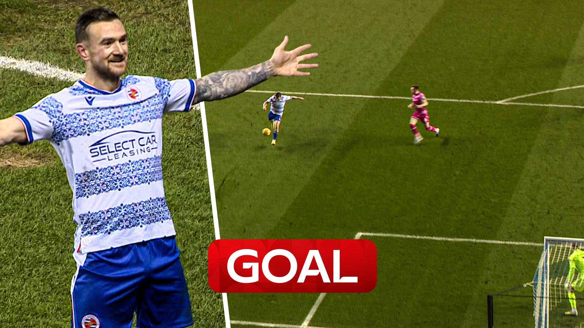 'He does it again!' | Marriott opens the scoring for Reading against Bolton