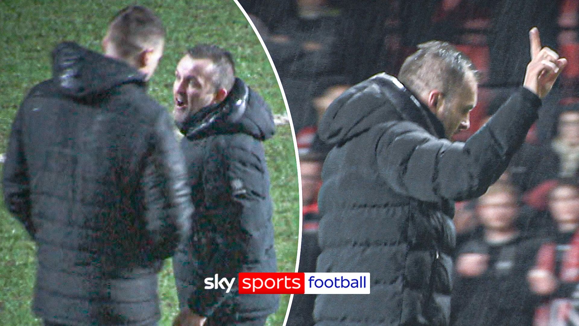 Nathan Jones SQUARES UP to Ryan Shawcross after Charlton win!