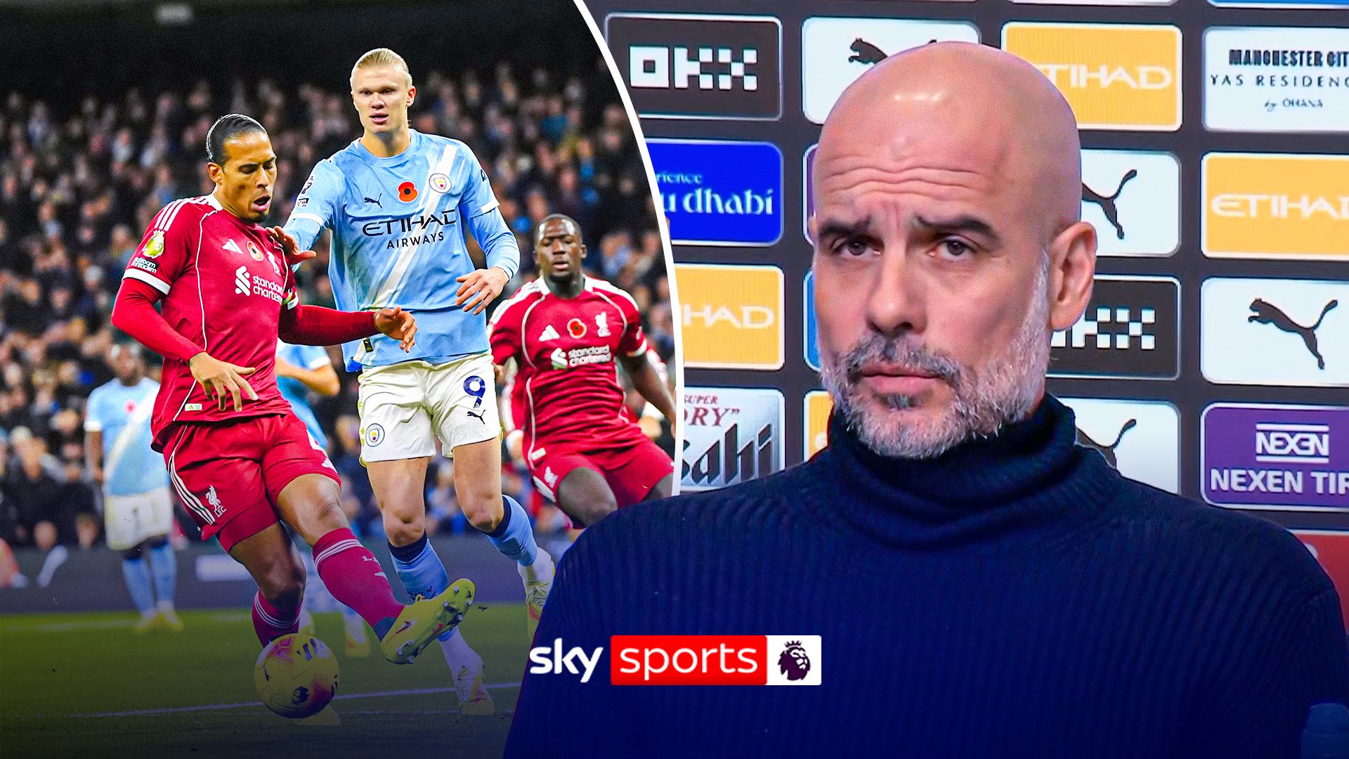 Pep Guardiola coy on Haaland return against 'exceptional' Liverpool