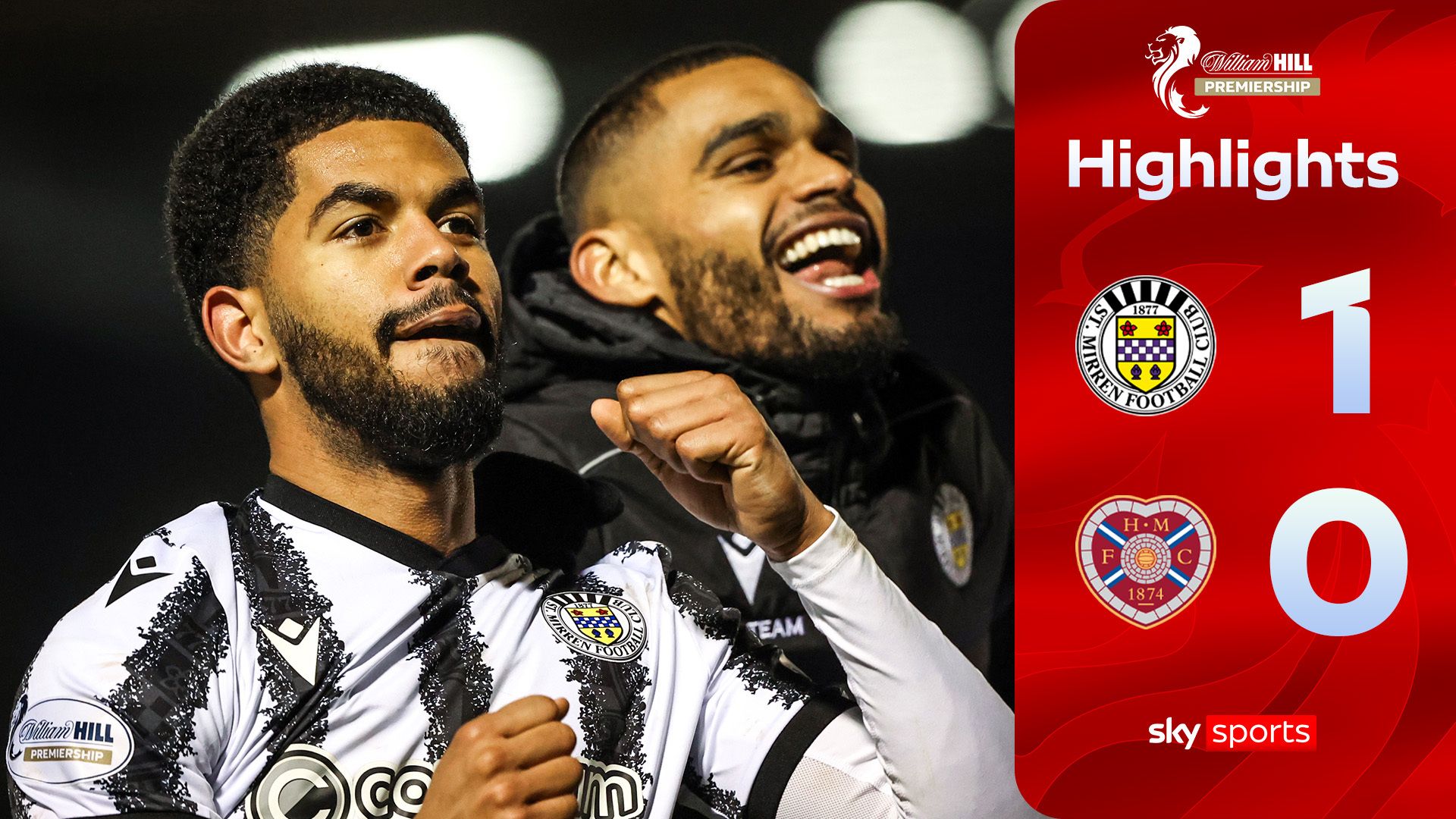 St Mirren 1-0 Hearts