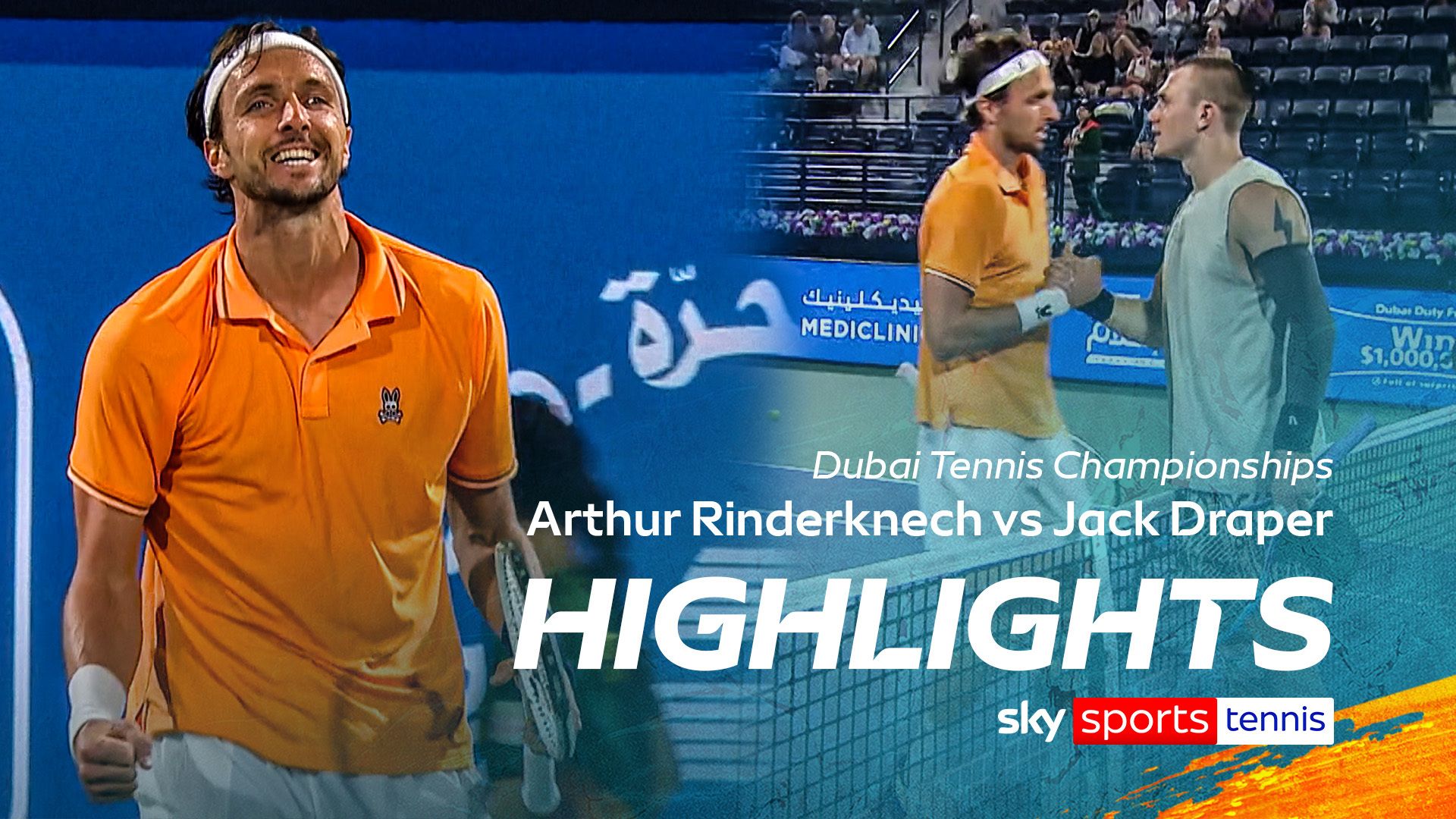 Draper falls to Rinderknech in three set THRILLER in Dubai!