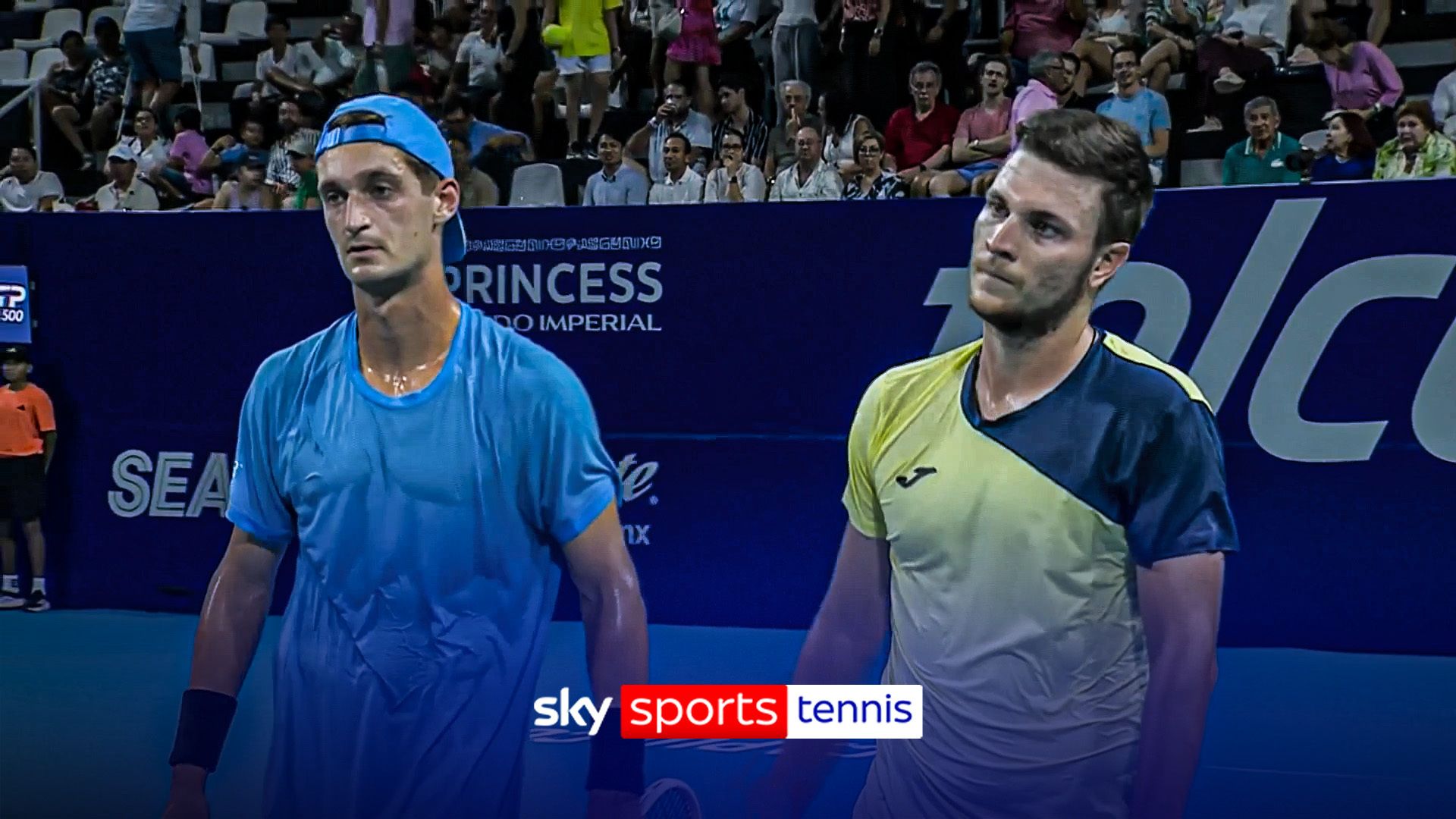 Шум толпы, когда теннисист проигрывает матч из-за нарушения тайминга