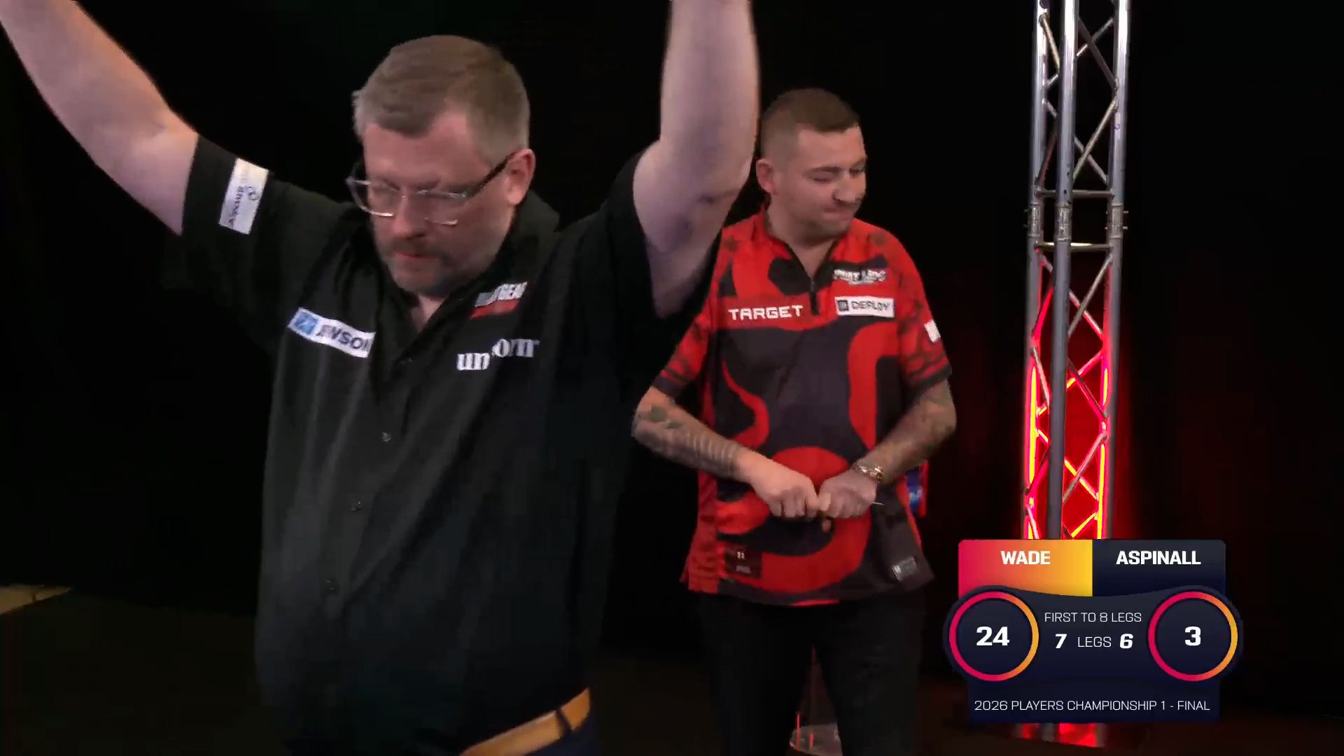 Winning moment! Wade wins first Players Championship event of 2026