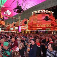 Rugby league took over Las Vegas' Fremont Street
