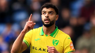 Anis Ben Slimane celebrates scoring for Norwich City
