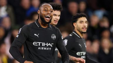 Antoine Semenyo celebrates his match-winning goal
