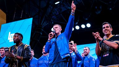 Ash Handley at Fremont Street fan event, Las Vegas 2026