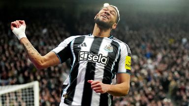 Joelinton celebrating