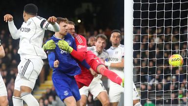 Everton take the lead at Craven Cottage via a Bernd Leno own goal