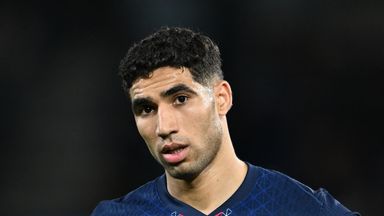 PSG defender Achraf Hakimi
