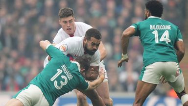 Ireland beat England 42-21 at Twickenham during the 2026 Six Nations