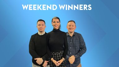 The Weekend Winners team (left to right) of Declan Rix, Kate Tracey and Sam Boswell