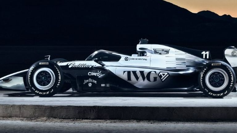 So sieht der erste Formel-1-Bolide von Cadillac aus (Quelle: X/Cadillac_F1)